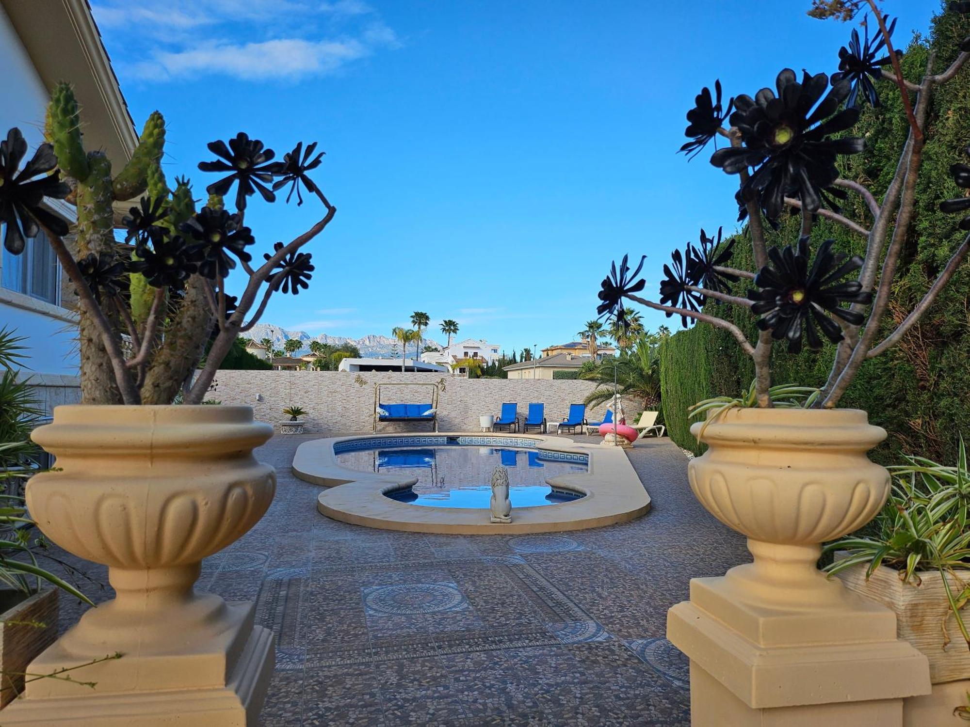 Tres Palmeras En Alfaz Del Pi , Albir, Benidorm Villa *